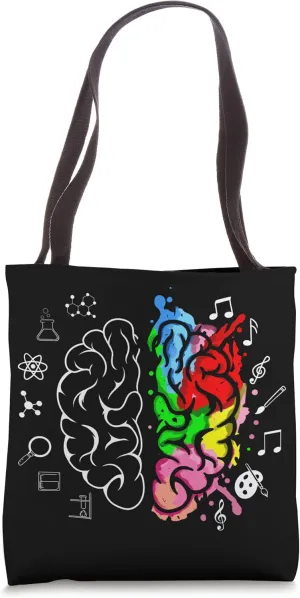 Artist Musician Thinker Think Painter Pun Gamer Brain Tote Bag