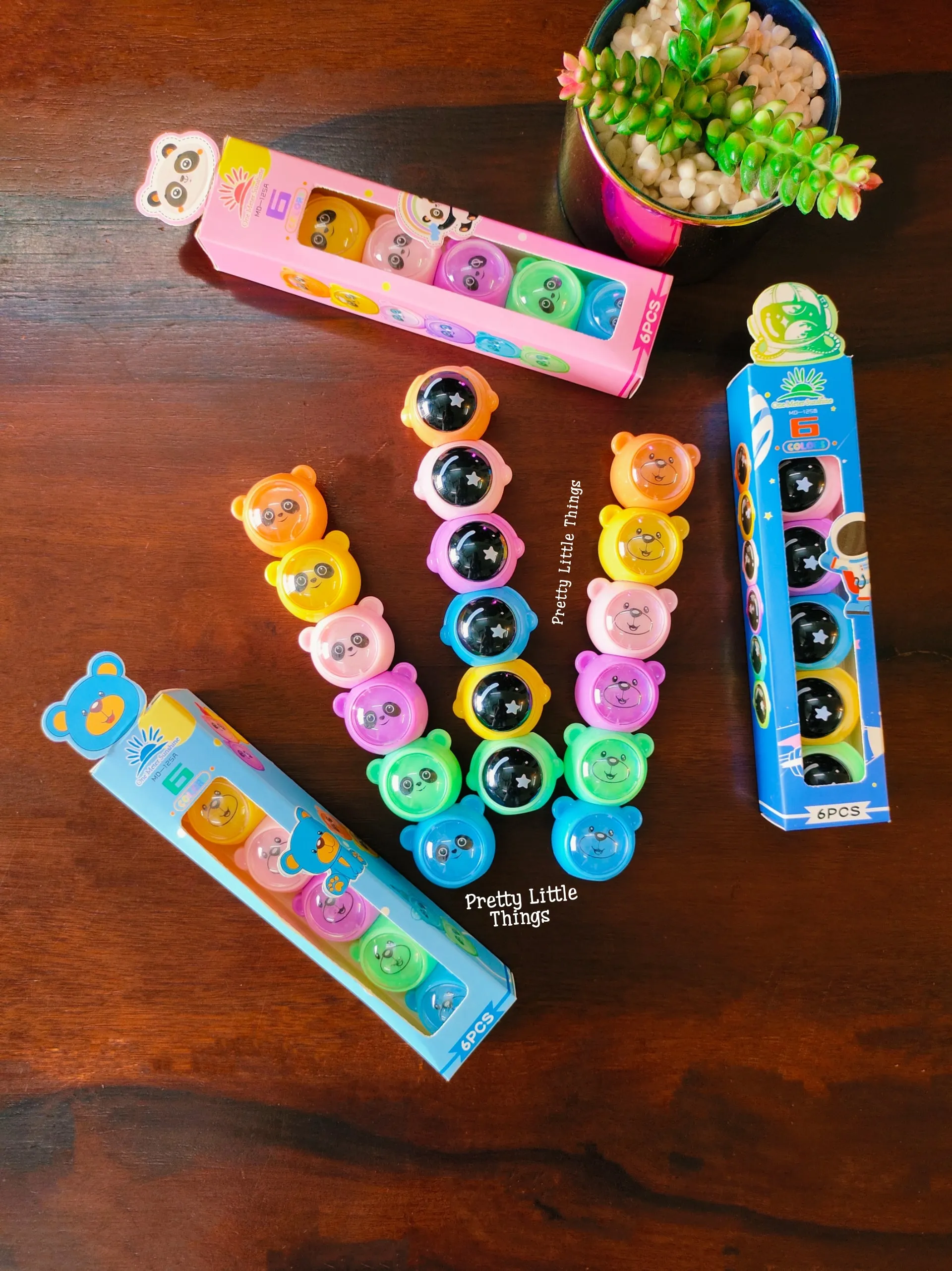 Astronaut / Panda Stackable Highlighters