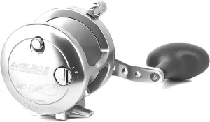 Avet 2-Speed Lever Drag Reel with Magnetic Cast Control, Silver