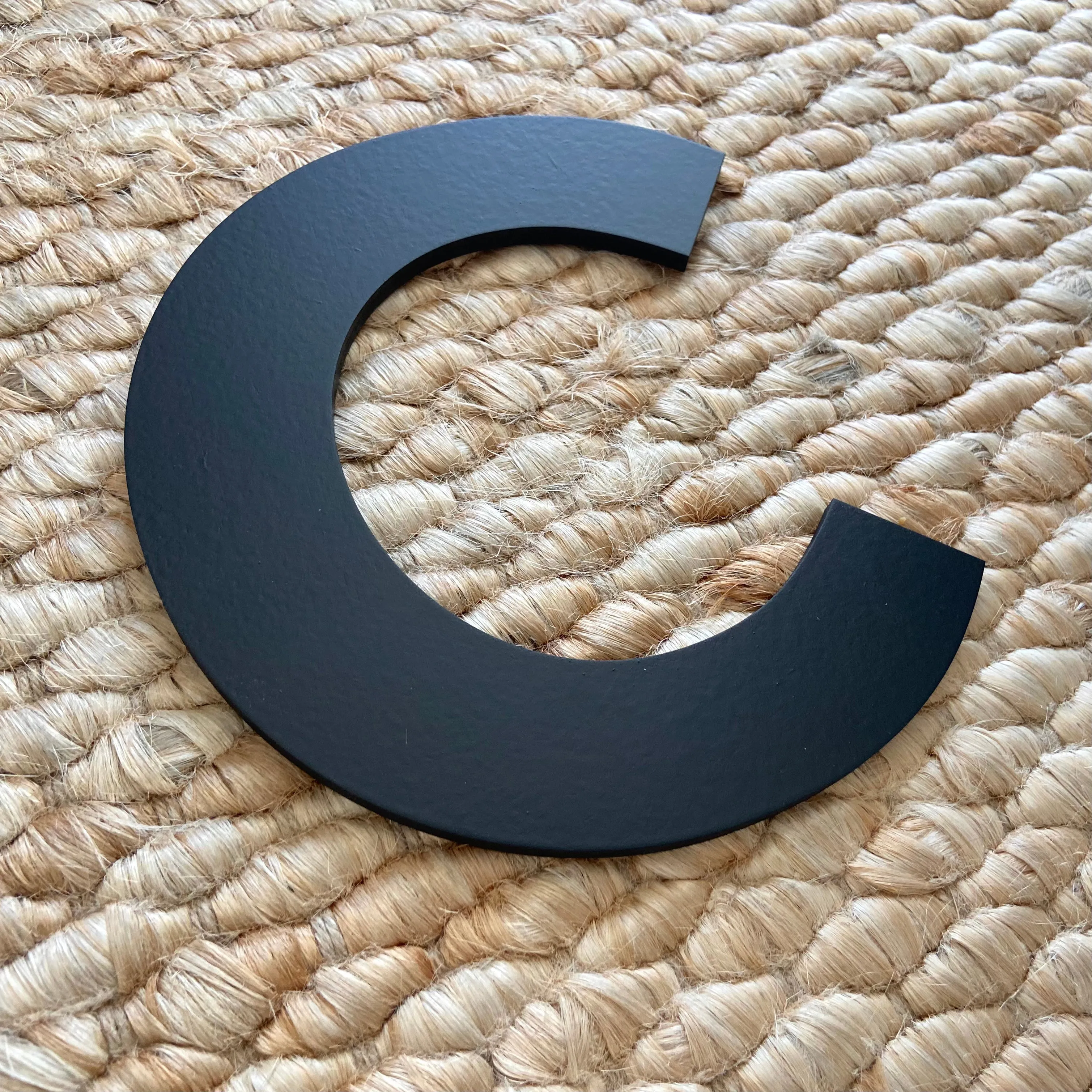 B - 36” Letter Painted Black Alphabet Letter