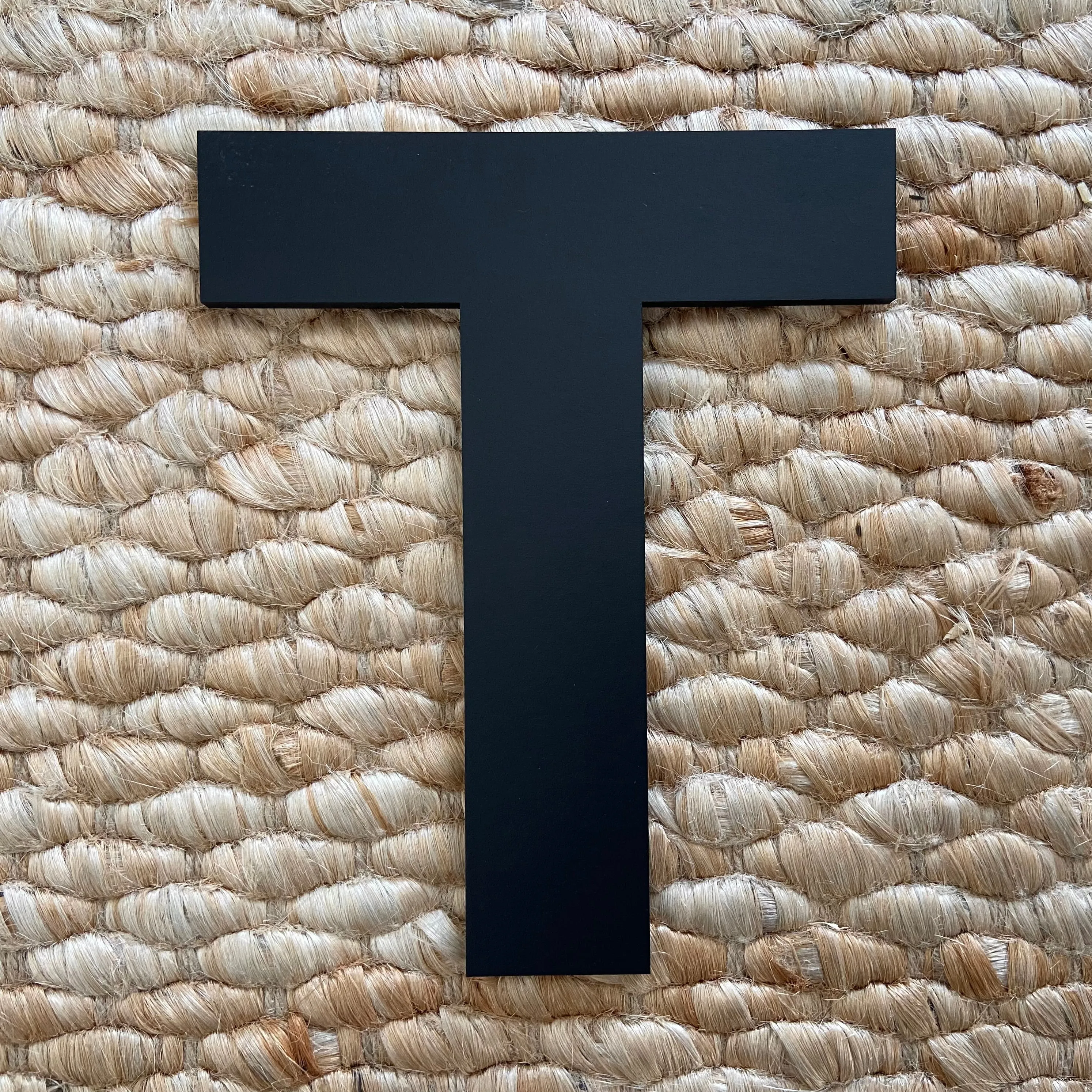 B - 36” Letter Painted Black Alphabet Letter