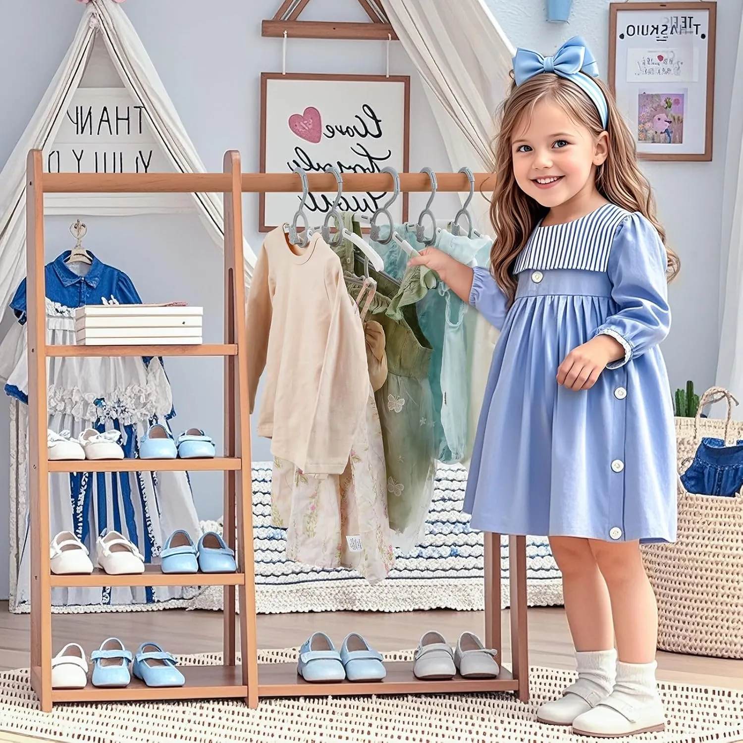 Baby Hangers, 40PCS Adjustable Infant Clothes Hanger Set - Expandable Stackable Design, 11-14 Inch Non-Slip Grey Hangers for Nursery & Kids Wardrobe Organization, Toddler Garment Holders