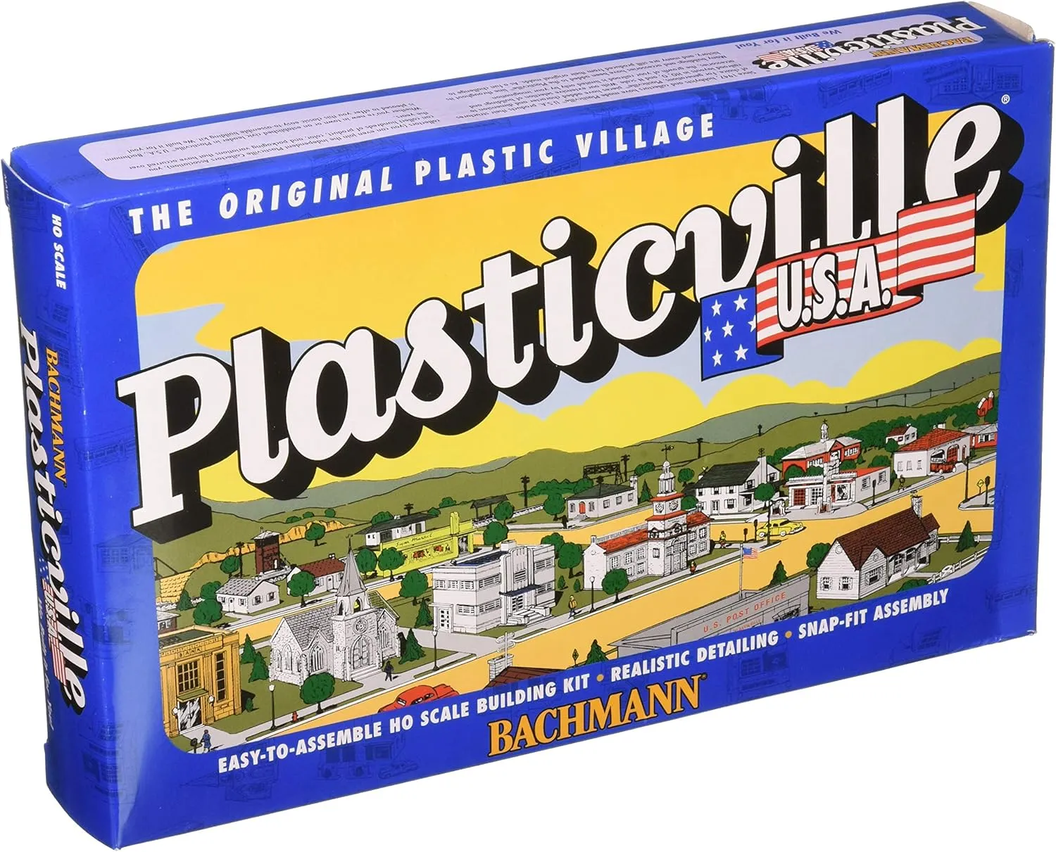 Bachmann Trains - PLASTICVILLE U.S.A. BUILDINGS – CLASSIC KITS - CATHEDRAL - HO Scale