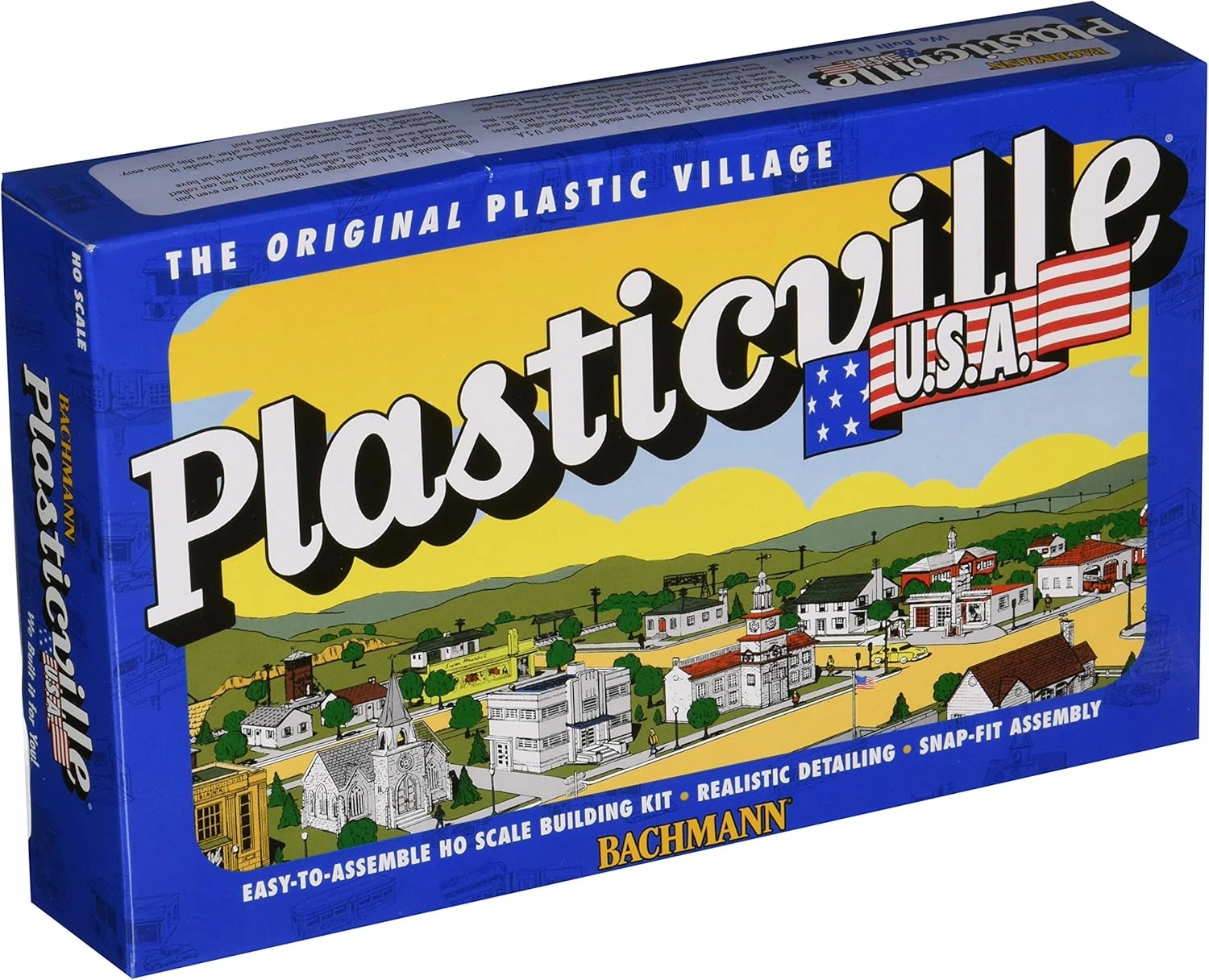 Bachmann Trains - PLASTICVILLE U.S.A. BUILDINGS – CLASSIC KITS - FREIGHT STATION - HO Scale