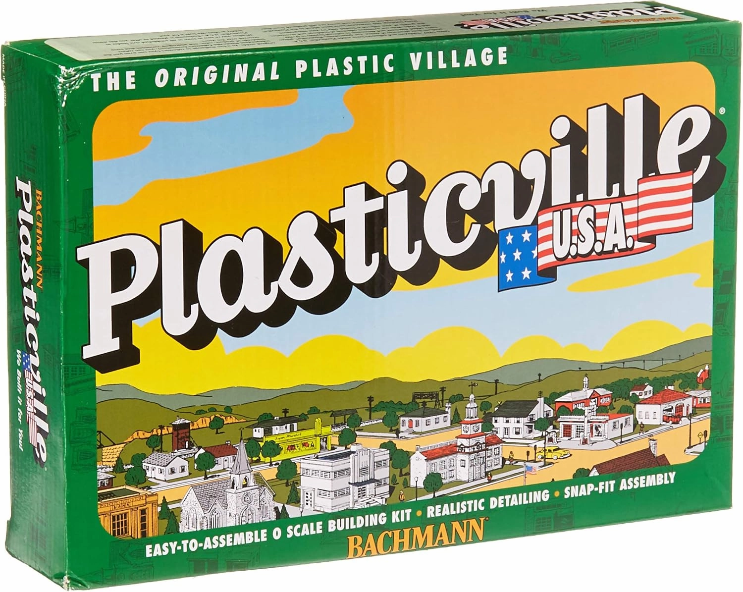 Bachmann Trains - PLASTICVILLE U.S.A. BUILDINGS – CLASSIC KITS - RUSTIC FENCE (12 pcs) - O Scale