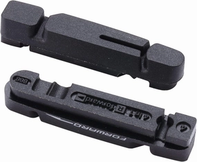 BBB Cycling BBS-27 TechStop Bike Brake Shoes, Compatible with Shimano, SRAM, Campagnolo, BBB CrossStop, and BBB TechStop Cartridges, 2 Pairs (4 Pieces)