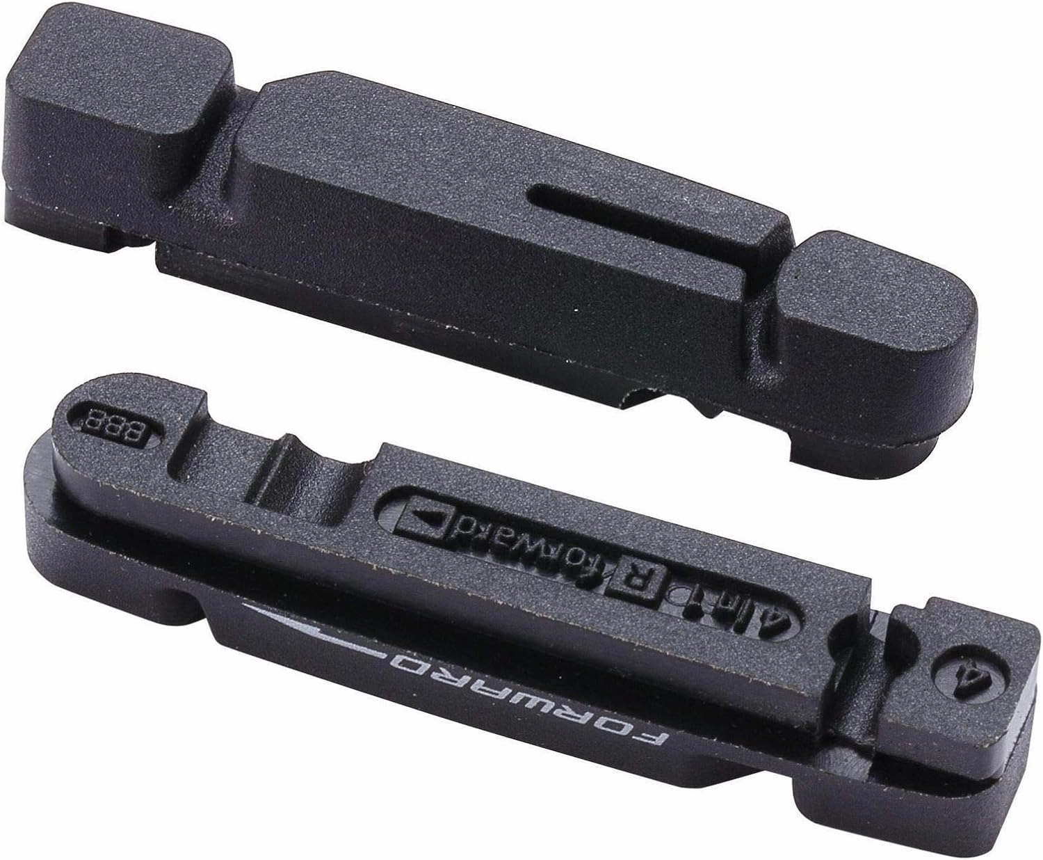 BBB Cycling BBS-27 TechStop Bike Brake Shoes, Compatible with Shimano, SRAM, Campagnolo, BBB CrossStop, and BBB TechStop Cartridges, 2 Pairs (4 Pieces)