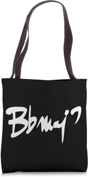 Bbmaj7 Jazz Chord Music Theory Real Book Piano Guitar Gift Tote Bag