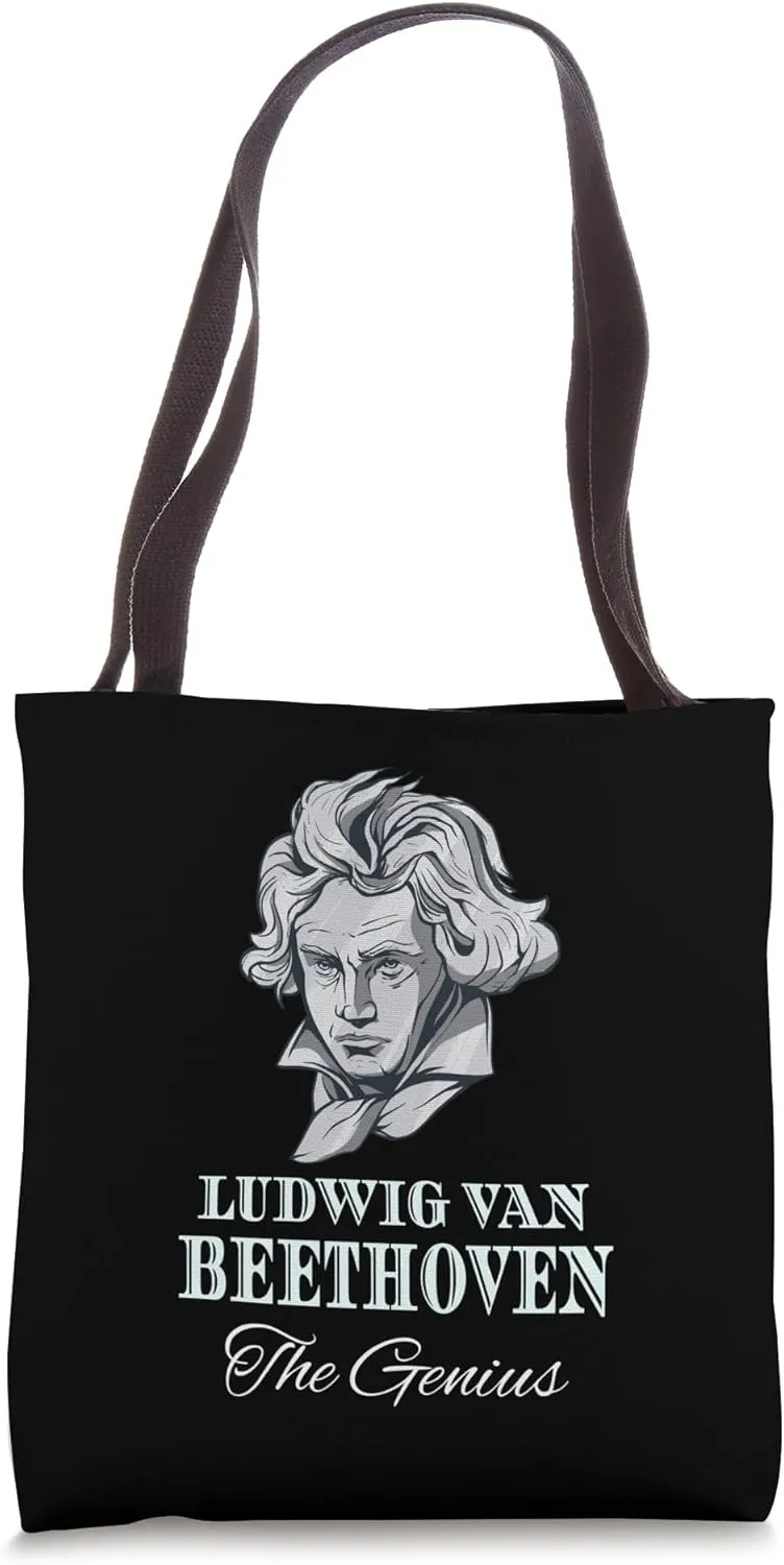 Beethoven Genie Composer Symphony Opera Classical Orchestra Tote Bag