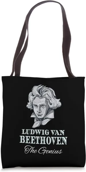 Beethoven Genie Composer Symphony Opera Classical Orchestra Tote Bag