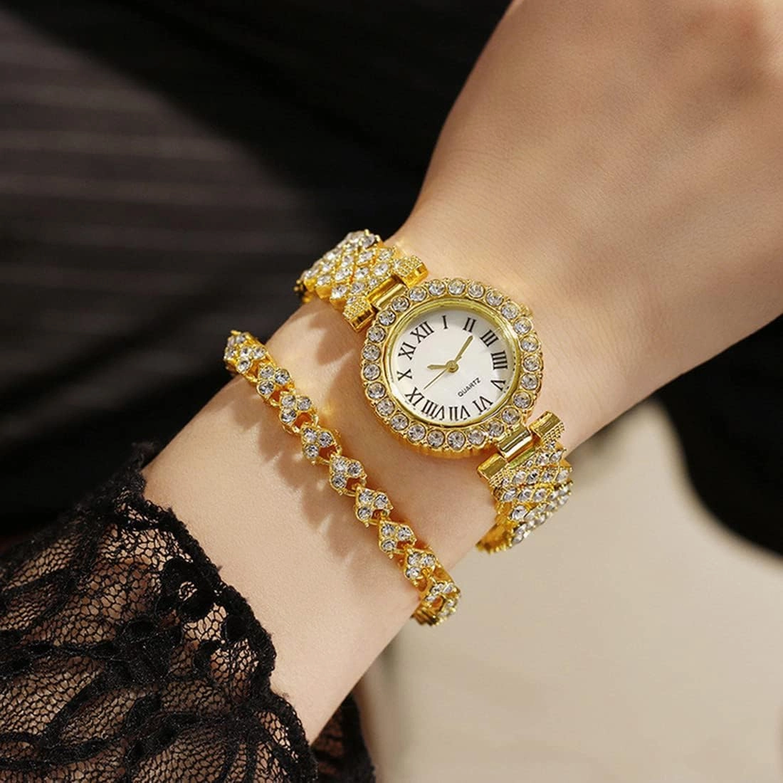 BESTKANG Women Diamond Watchs Luxury Fashion Ladies Bangle Bracelet Set Wrist Watch Female Dress Watch