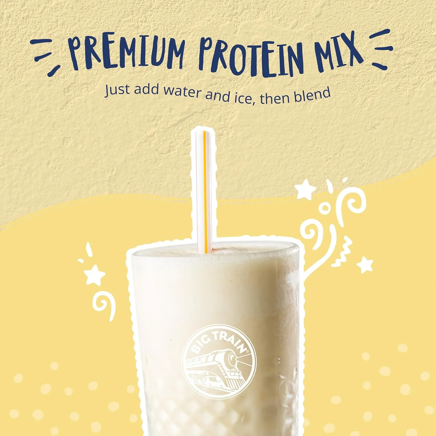 Big Train Fit FrappeMocha Protein Beverage Mix, 3 Pound (Pack of 1)