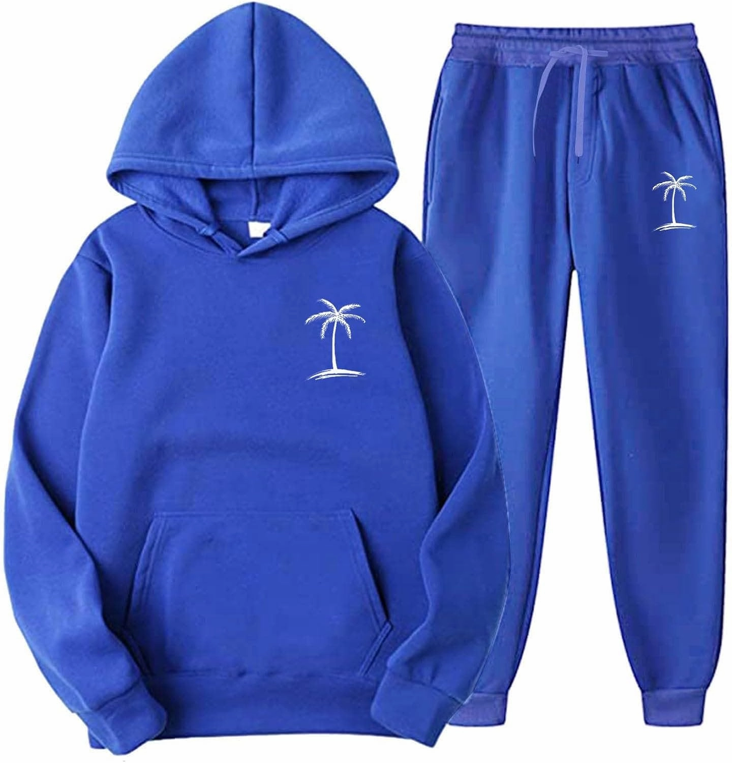 Big and Tall Track Suits for Men Two Piece Workout Set Hoodies Casual Warm Up Jogging Sweat Suits Lounge Gym Outfits
