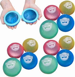 BigMouth Inc Reusable Magnetic Water Balloons, Outdoor Summer Water Toys for Kids, Quick Fill Splash Activity - 12 Pack
