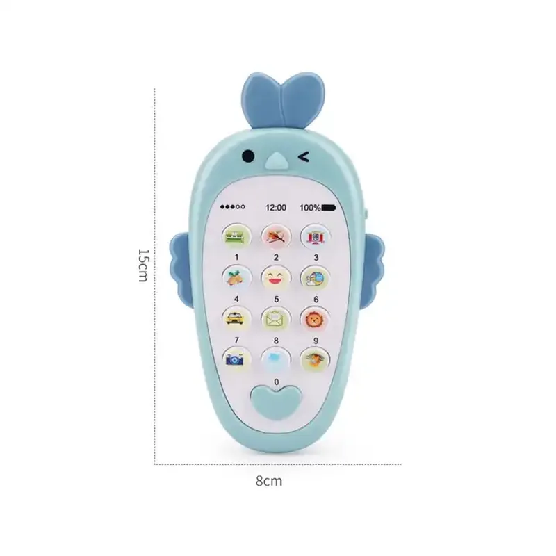 Bilingual Mobile Phone With Sound and Light (Assorted Color)