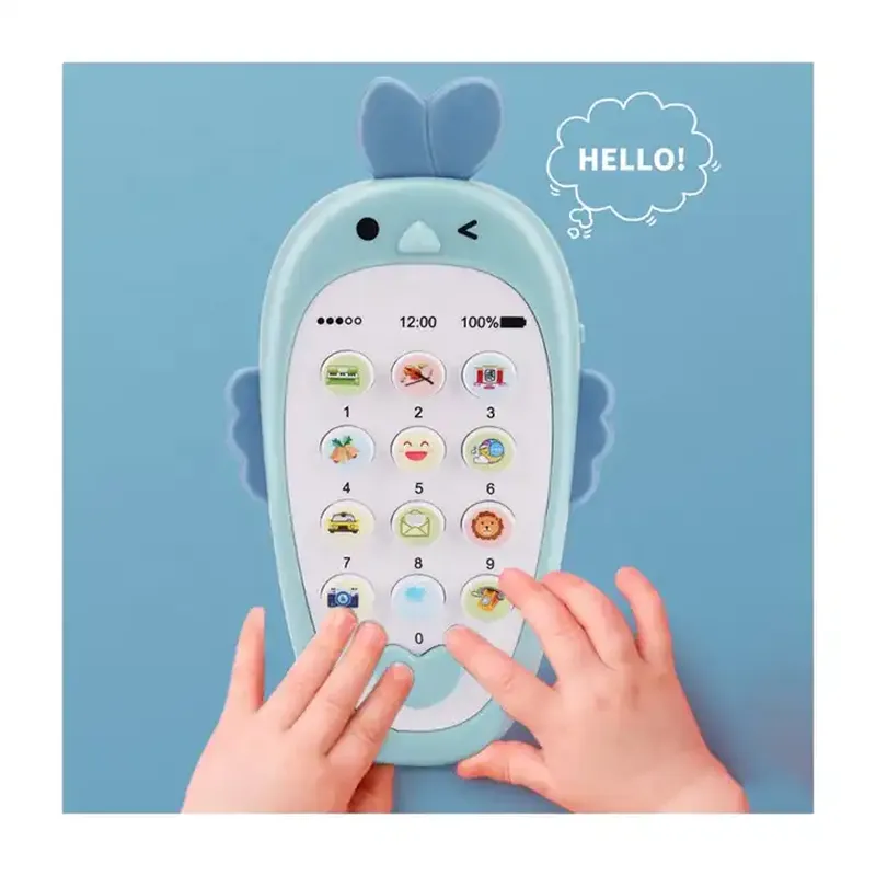 Bilingual Mobile Phone With Sound and Light (Assorted Color)
