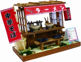 Billy handmade dollhouse kit Showa stand kit noodle shop 8535 by Billy 55