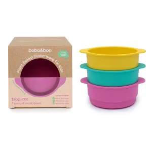 bobo & boo | Plant Based Snack Bowl Set - Tropical