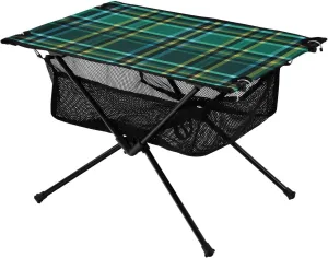 Bolaz Outdoor Folding Portable Picnic Camping Table-St. Patrick's Day Green,Storage Mesh for Camping Gear Accessories, Hiking, Mountaineering, Outdoor Travel