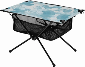 Bolaz Outdoor Folding Portable Picnic Camping Table-Watercolor Floral,Storage Mesh for Camping Gear Accessories, Hiking, Mountaineering, Outdoor Travel