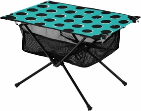 Bolaz Outdoor Folding Portable Picnic Camping Table-Wave Point,Storage Mesh for Camping Gear Accessories, Hiking, Mountaineering, Outdoor Travel