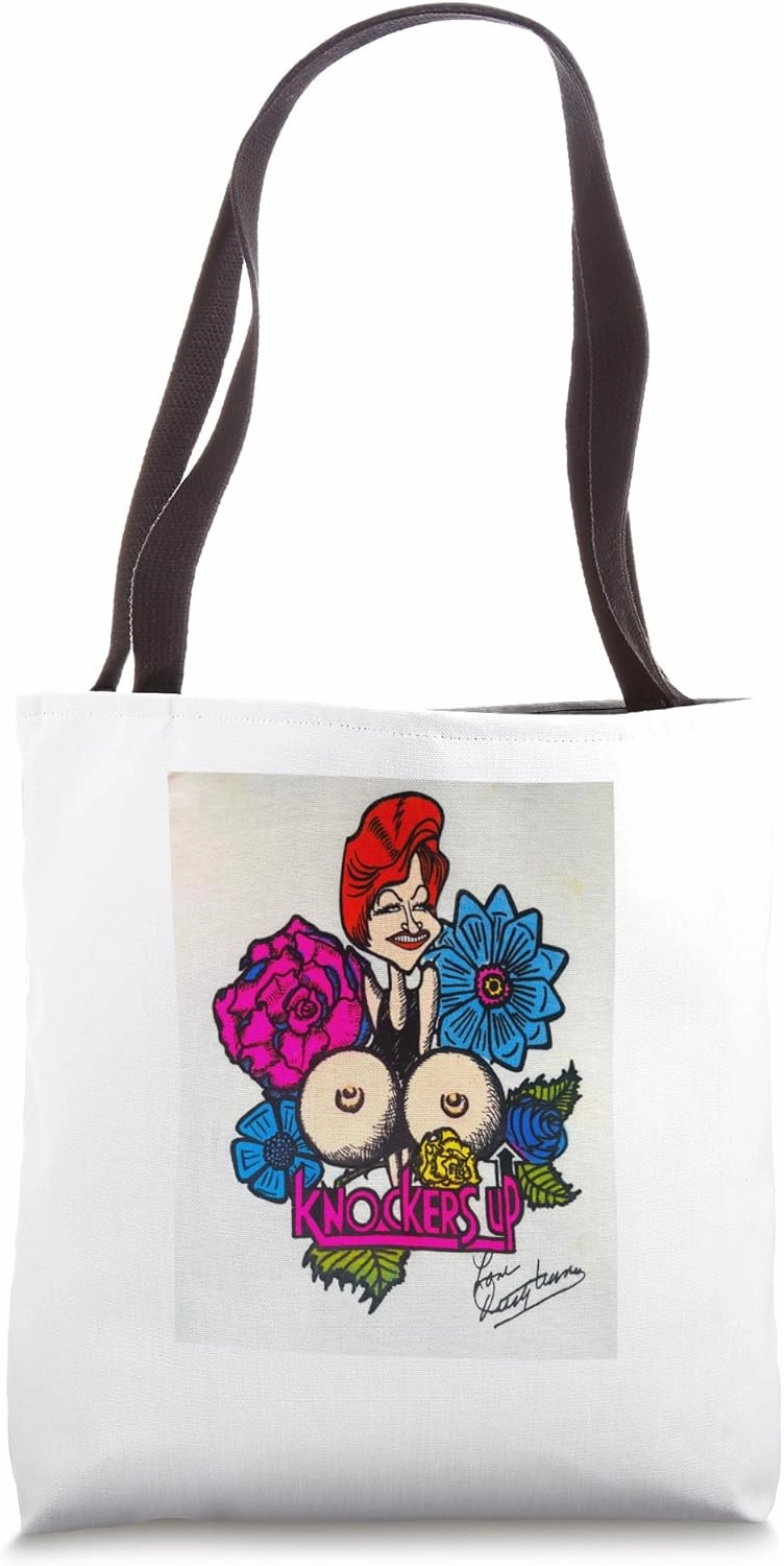 Boobies and Flowers Rusty Warren Tote Bag