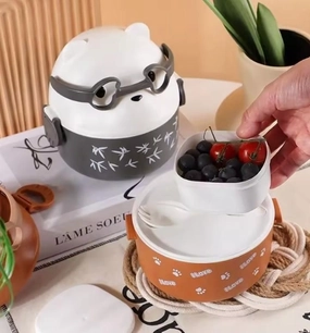 Box Cartoon Tiffin Cute Best-selling collection One-time offer Teddy