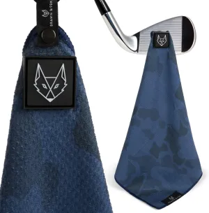 Brawn & Fox Magnetic Golf Towel (Blue)