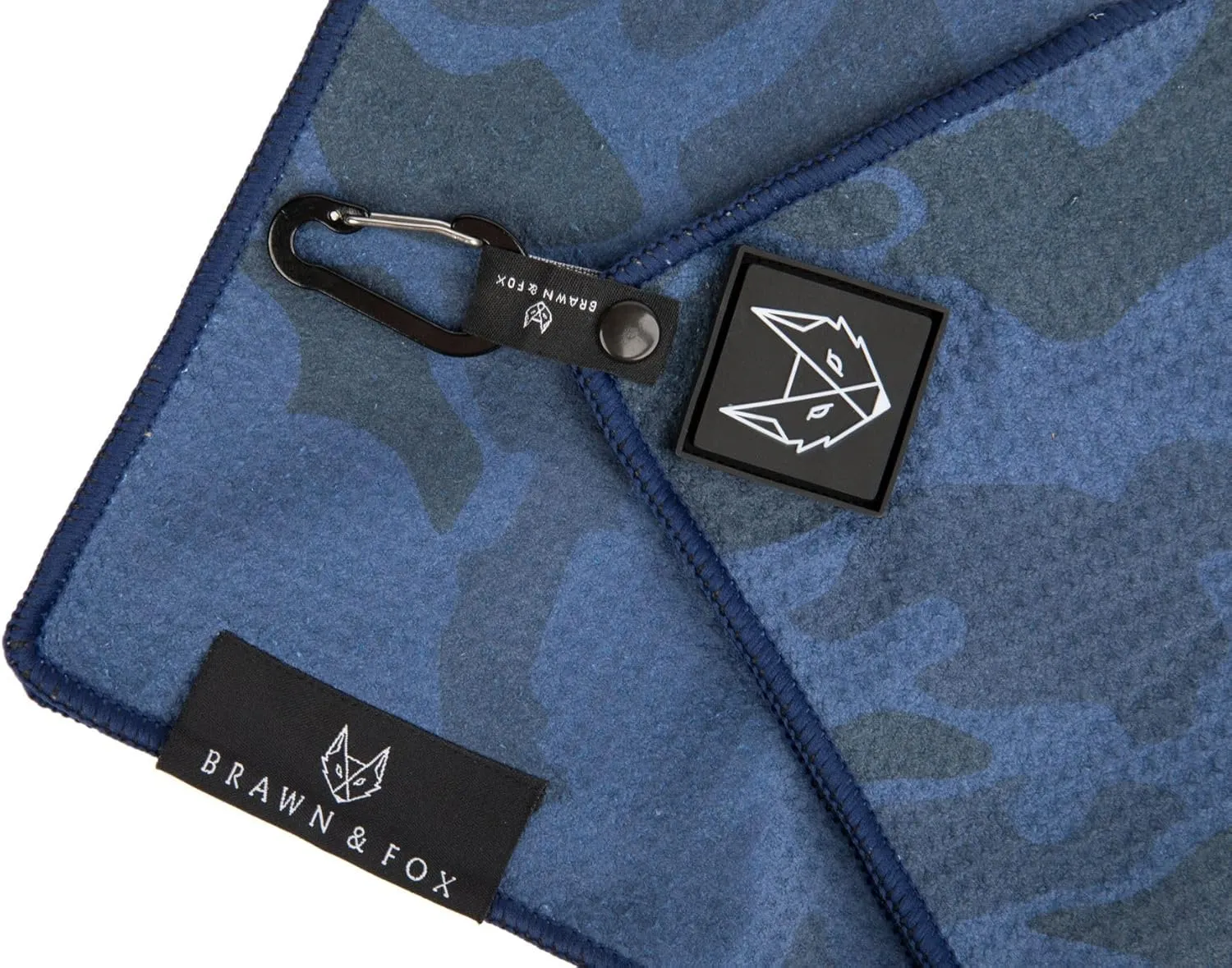 Brawn & Fox Magnetic Golf Towel (Blue)