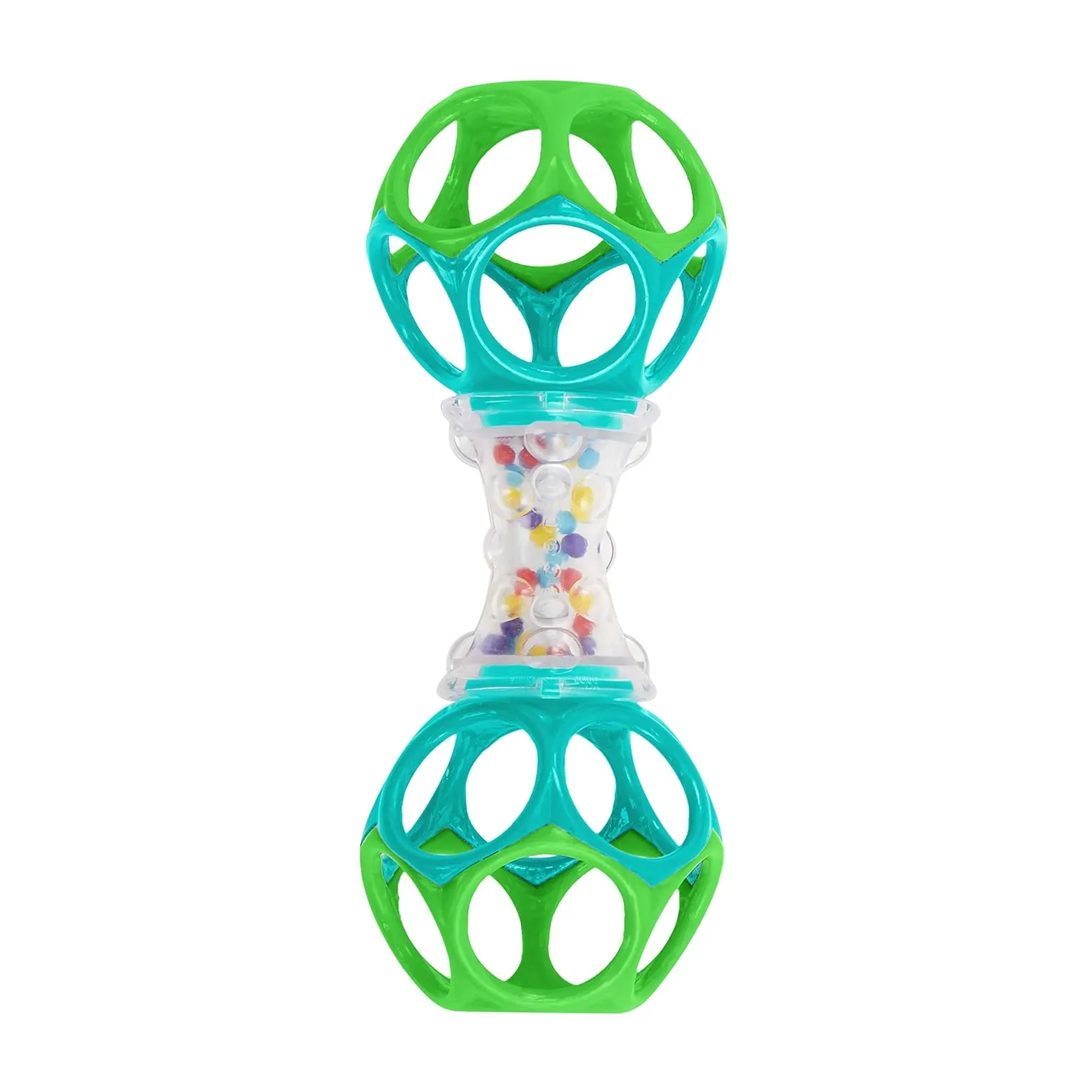Bright Starts Little Shakers 6pc Gift Set, Easy-Grasp Oball Technology, Baby Rattles, Balls and Teethers, On-The-Go Toys, Lightweight, Unisex, Newborn 