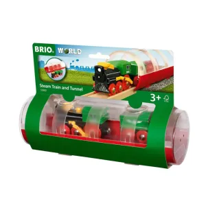 BRIO STEAM TRAIN AND TUNNEL