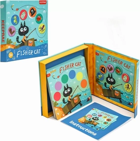 Busy Book Magnetic Puzzles Montessori Toys for Toddlers 3-5 Years Old Kids Ages 4 Preschool Learning Activities Fridge Magnets Matching Game Board for Travel Road Trip