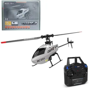 C129V2 Remote Control Helicopter, 4 Channel 2.4GHz RC Aircraft with 6-Axis Gyro, 3D Flips, Altitude Hold, One Key Take Off/Landin, Gift for Adults (RTF/3 Battery)