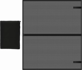 Car Awning Sun Shelter with Mosquito Net for SUV, MPV Tailgate (162 x 150CM, Black)
