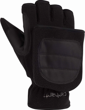 Carhartt Men's Hunt Fleece Camo Flip Mitten