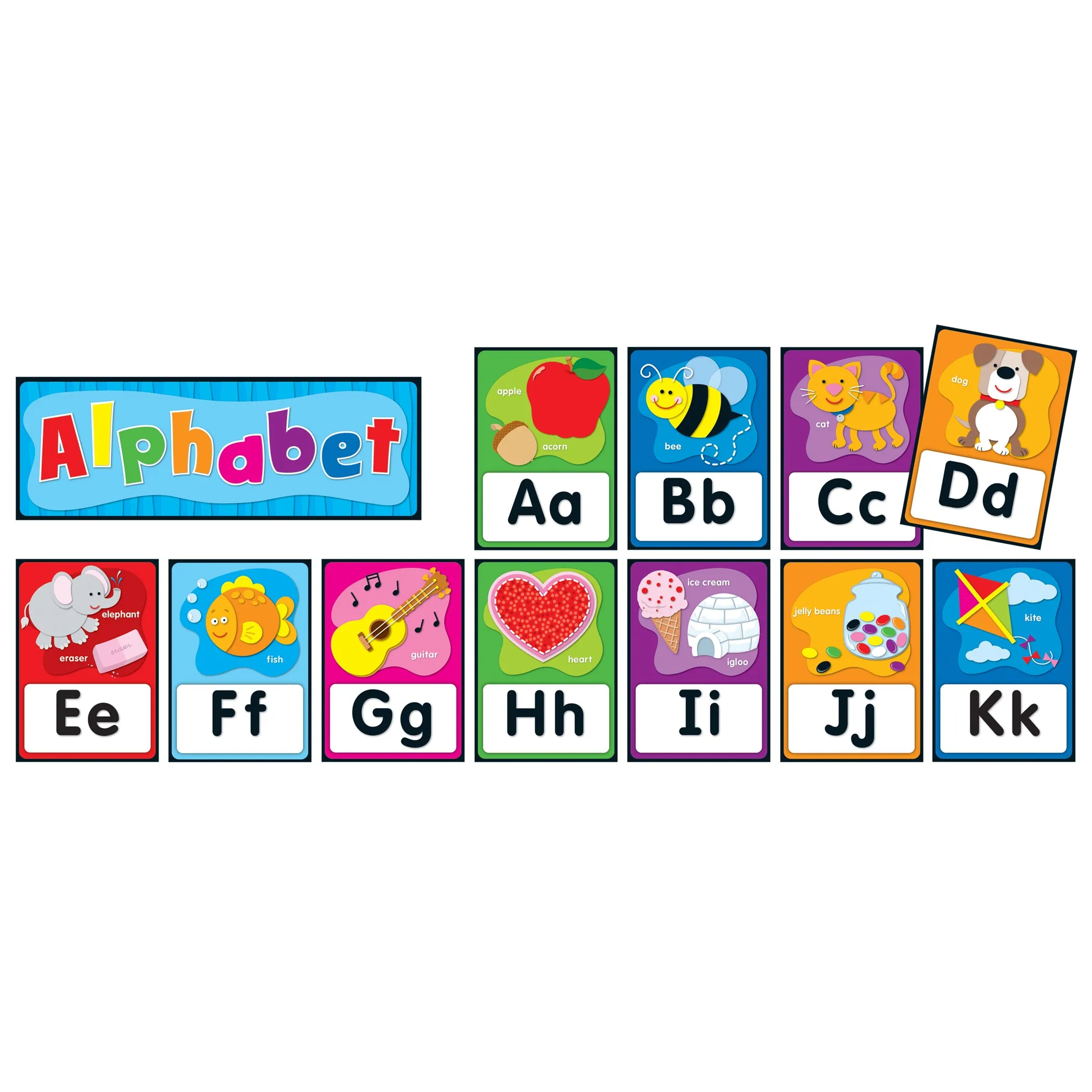Carson Dellosa Alphabet Quick Stick Bulletin Board Set