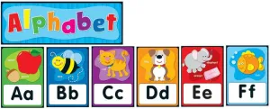 Carson Dellosa Alphabet Quick Stick Bulletin Board Set