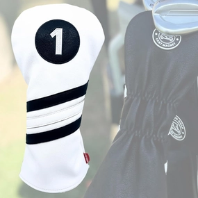 Cart Magnet Headcovers - Stylish & Protective Club Covers for Golf Clubs, with Rubber Cart Magnet for Secure Positioning and Quick Access, Magnetic Golf Accessories, Golf Cart Accessories