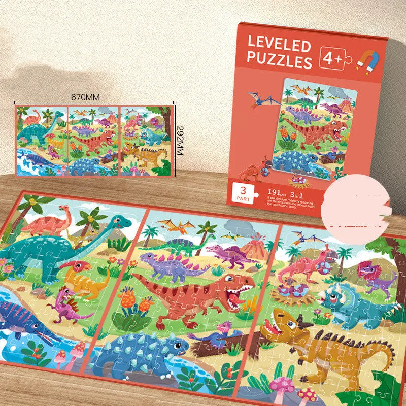 Children's Progressive Puzzle Educational Magnetic Toys