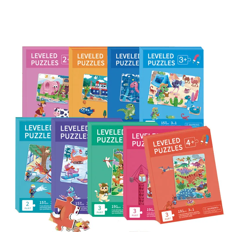 Children's Progressive Puzzle Educational Magnetic Toys