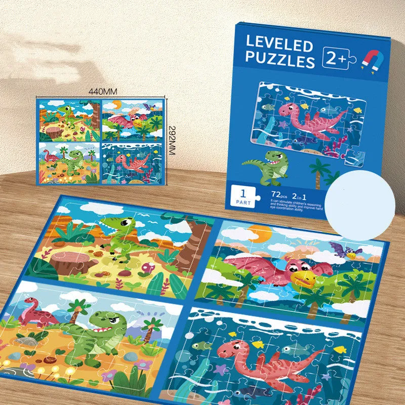 Children's Progressive Puzzle Educational Magnetic Toys