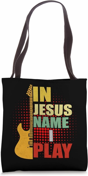 Christian Guitar For Song Writers Band Members And Musicians Tote Bag