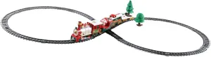 Christmas Train Set Electric Train Track Playset Christmas Decoration Indoor Classic Train Toy for Age 3 4 5 6 Years Gifts