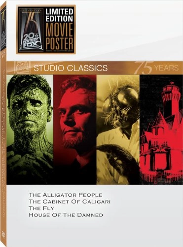 Classic Quad Set 16: (The Alligator People / The Cabinet of Caligari / The Fly / House of the Damned)
