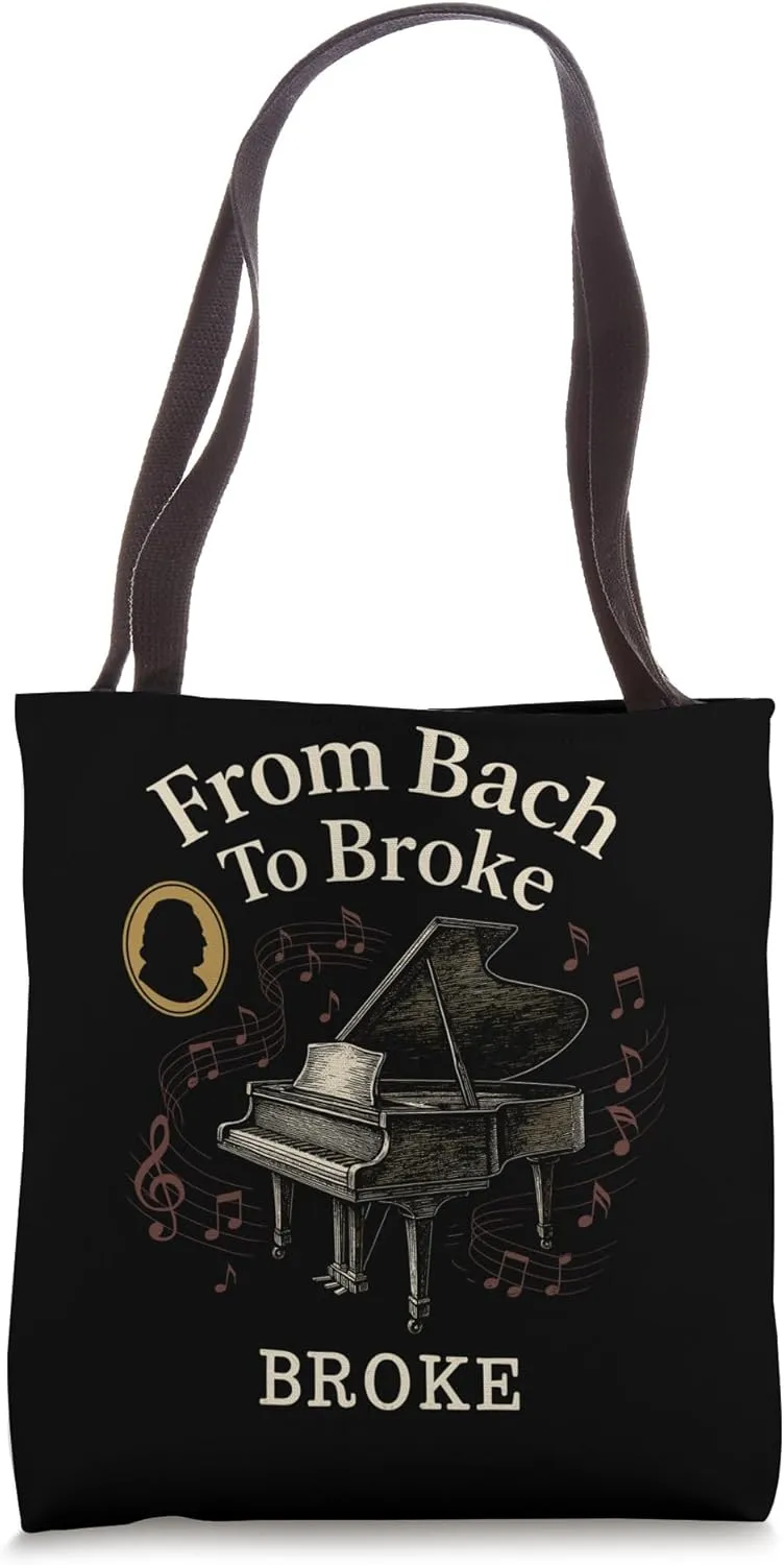 Classical Pianist Piano Life Music Recital Gift Chopin Tote Bag