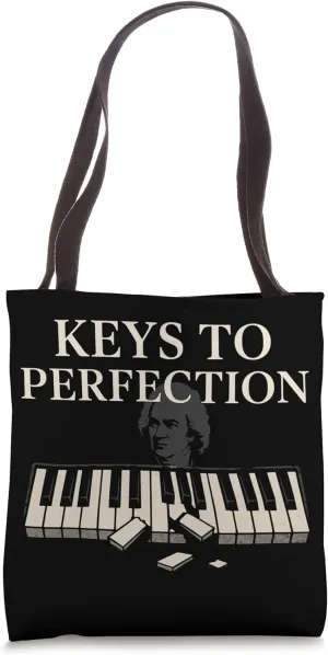 Classical Pianist Piano Life Music Recital Gift Chopin Tote Bag