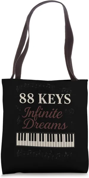 Classical Pianist Piano Life Music Recital Gift Chopin Tote Bag