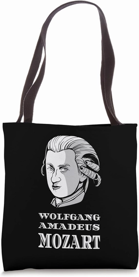Classical Music Piano Pianist Portrait Opera Violin Mozart Tote Bag