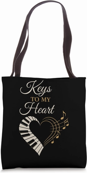 Classical Pianist Piano Life Music Recital Gift Chopin Tote Bag