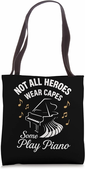 Classical Pianist Piano Life Music Recital Gift Chopin Tote Bag